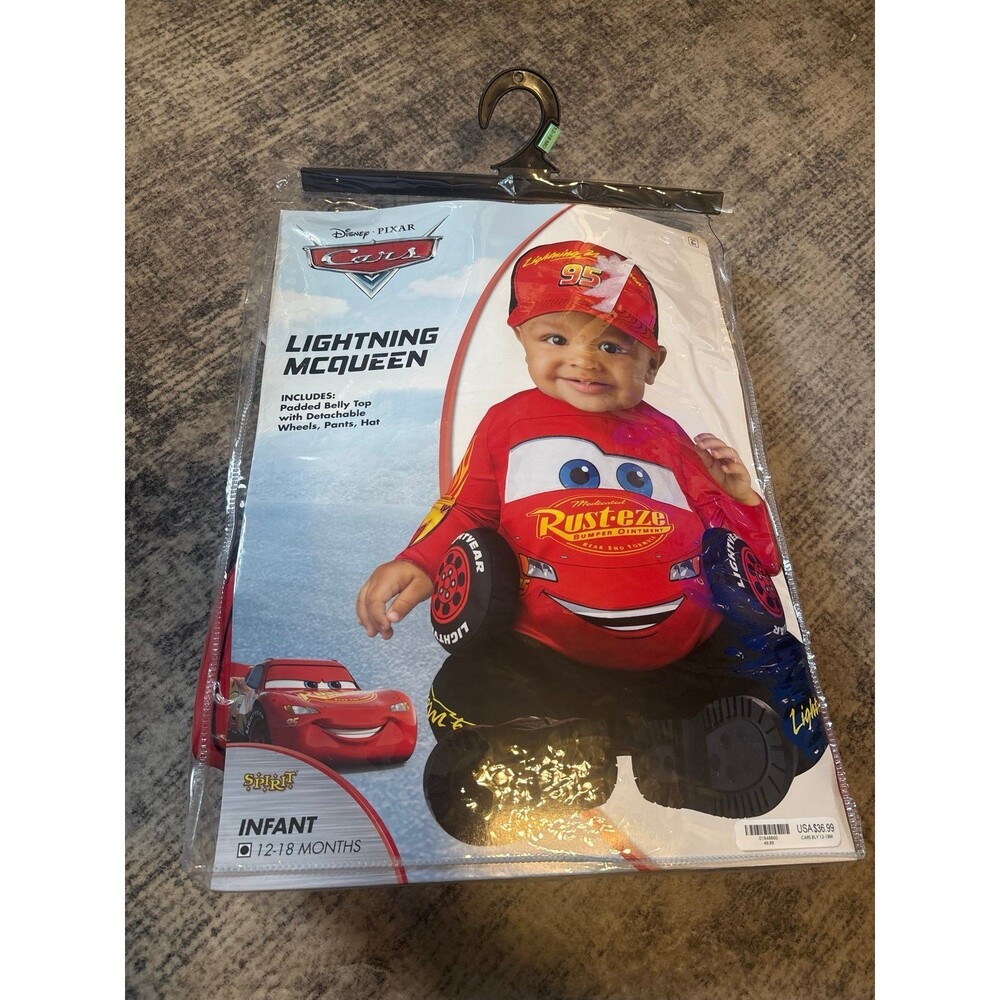 Cars Lightning McQueen Costume Infant 12-18 Months